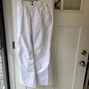 The North Face Hyvent pure white insulated ski snow pants size small